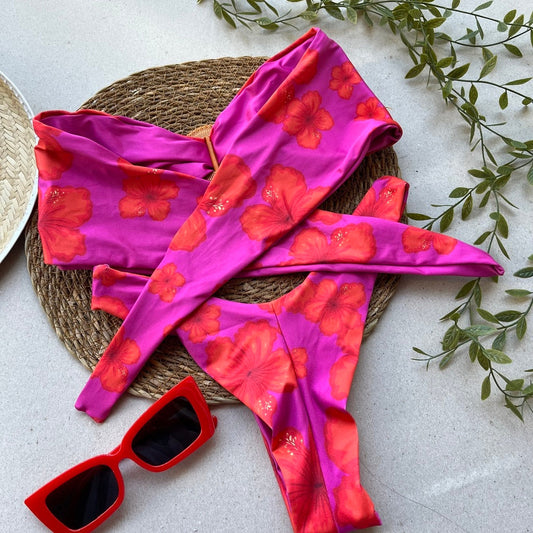 Bikini Hibiscus Rosa DO BRAZIL
