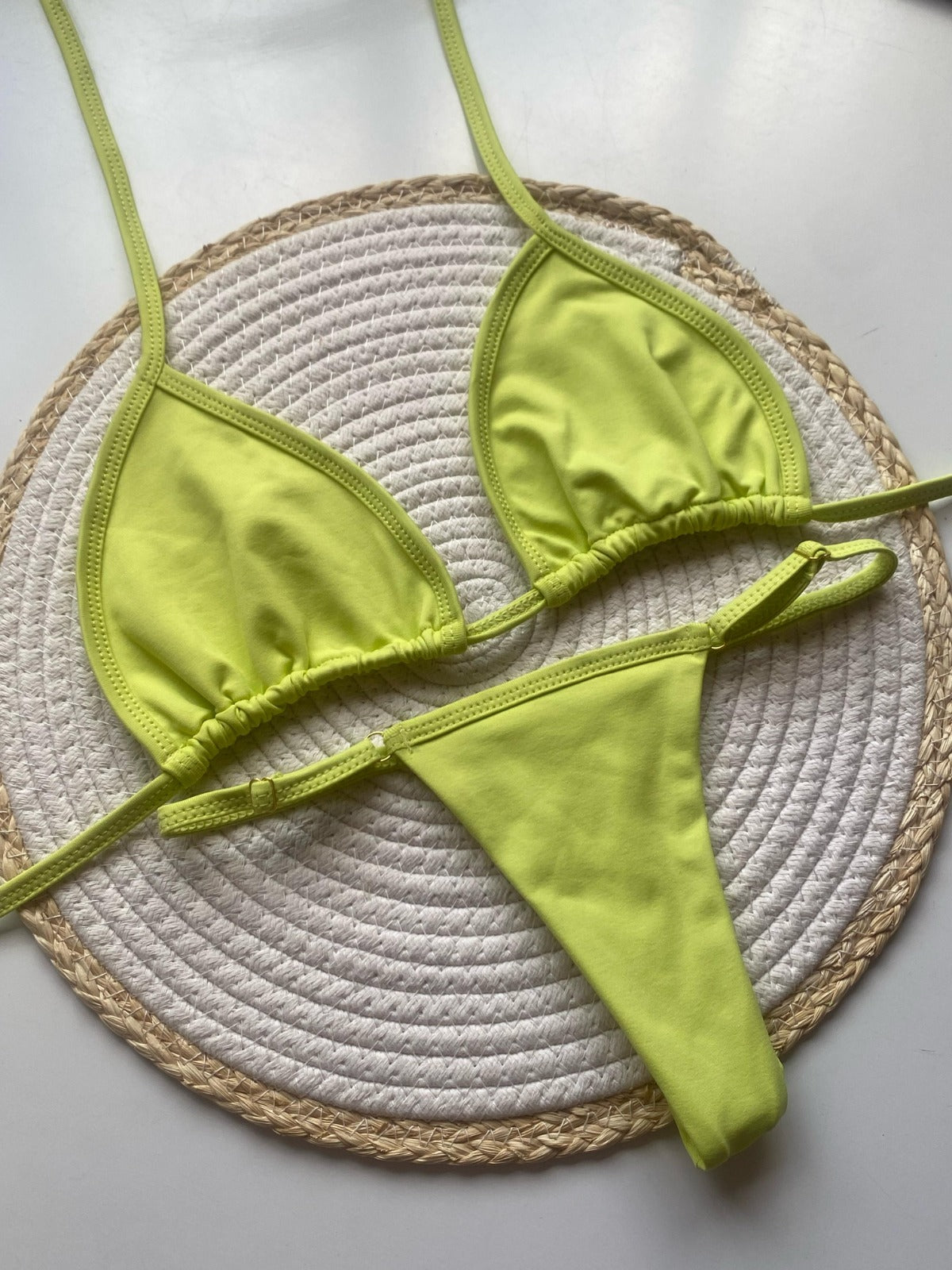Bikini Marquinha Fita Verde Limao DO BRAZIL