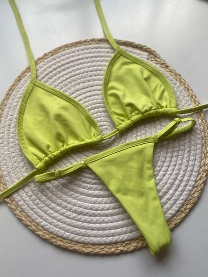 Bikini Marquinha Fita Verde Limao DO BRAZIL