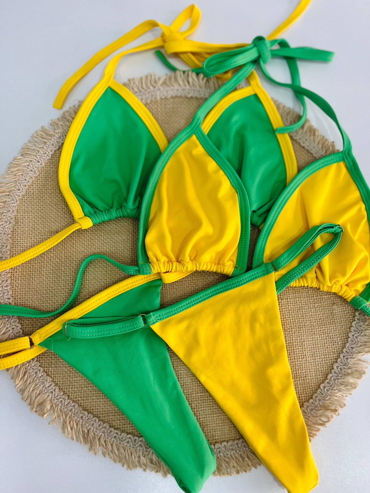 Bikini Marquinha Fita Verde Amarelo DO BRAZIL